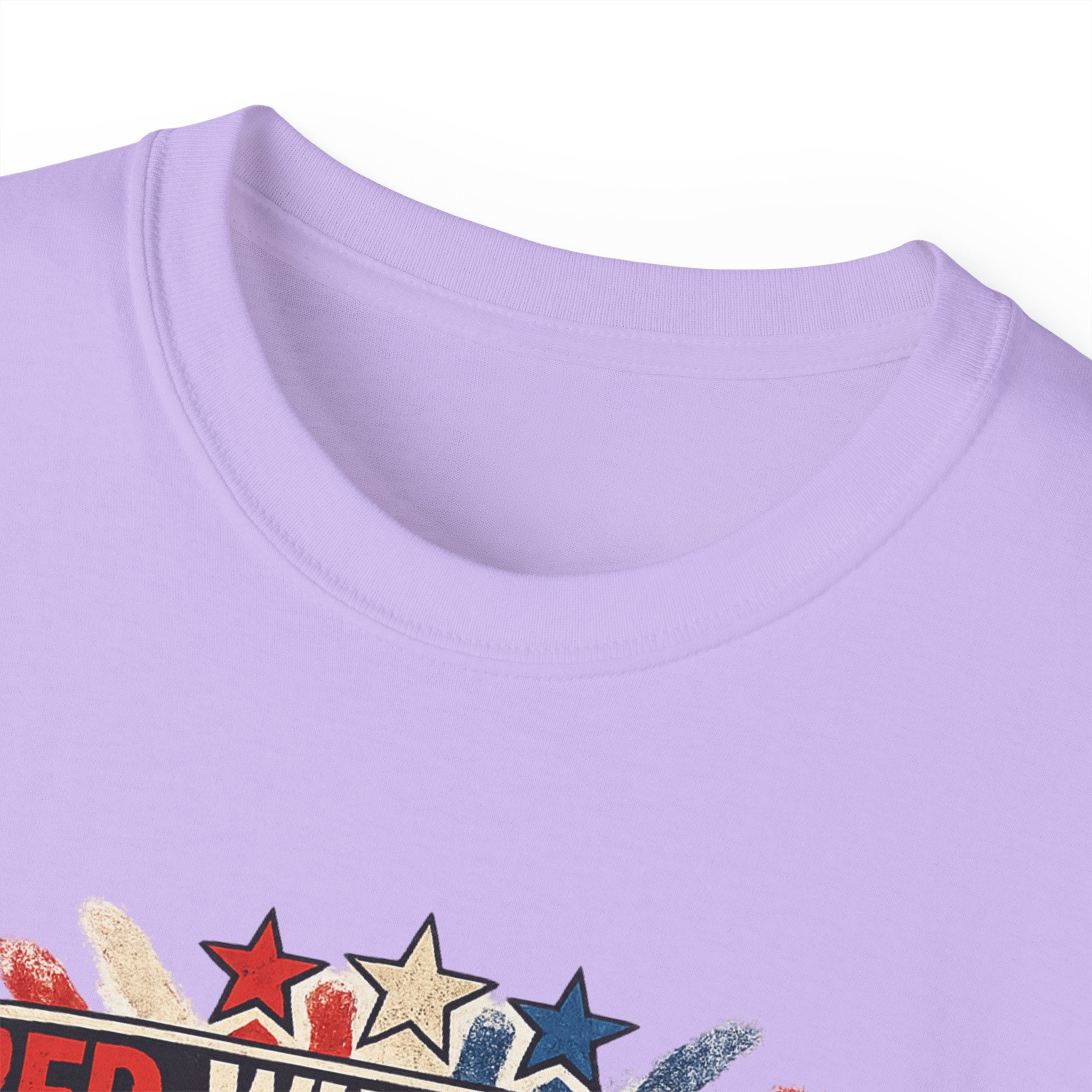 Patriotic 'Red White and Blue Screen of Death' Graphic Tee