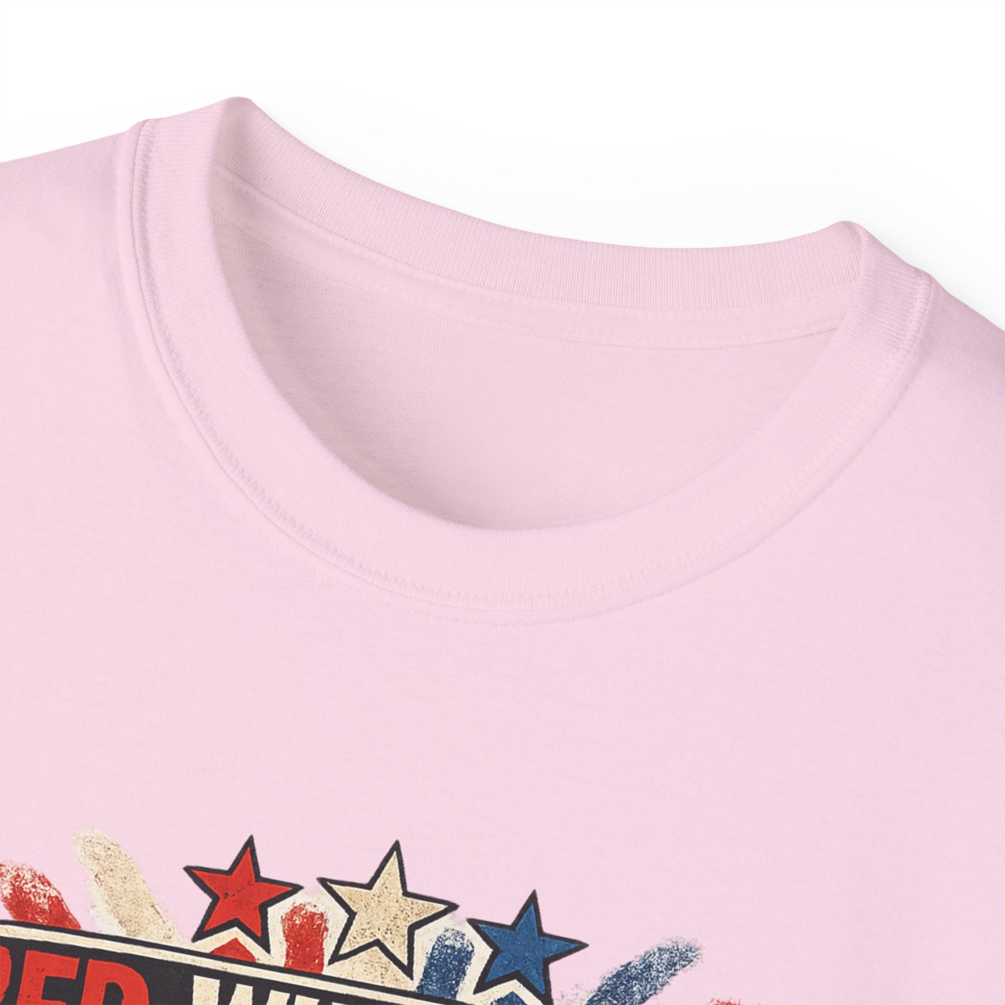 Patriotic 'Red White and Blue Screen of Death' Graphic Tee