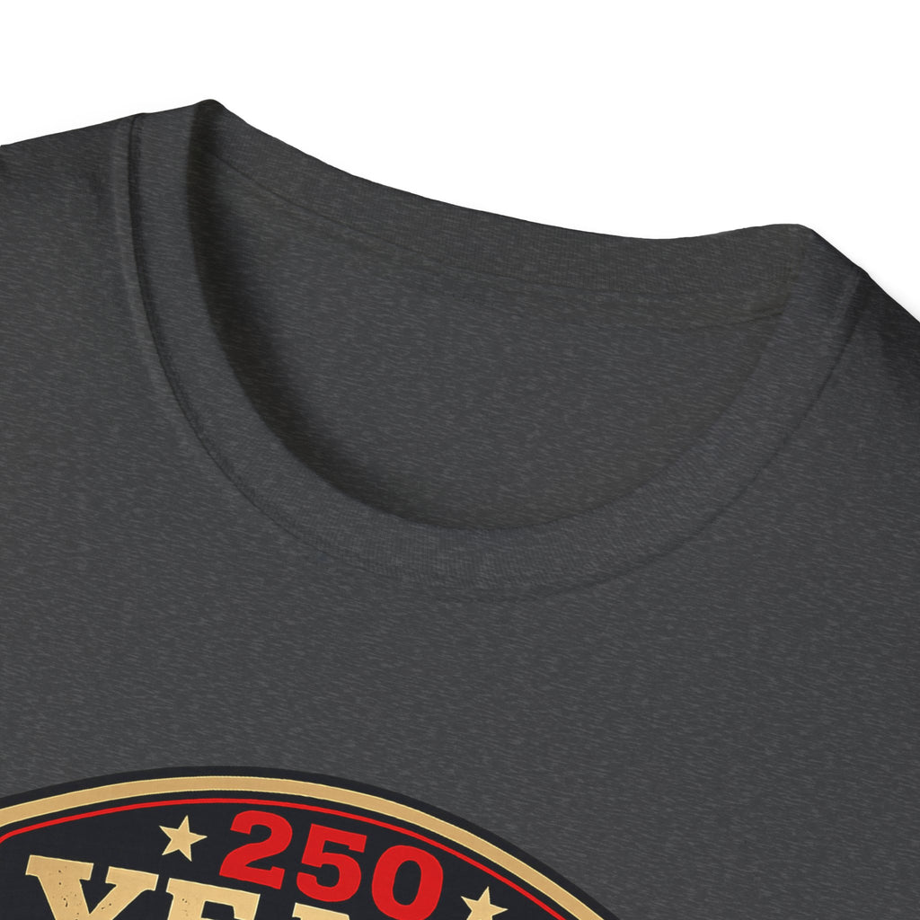 Patriotic Retro Uncle Sam T-Shirt – "250 Years of Progress" Vintage Americana Tee