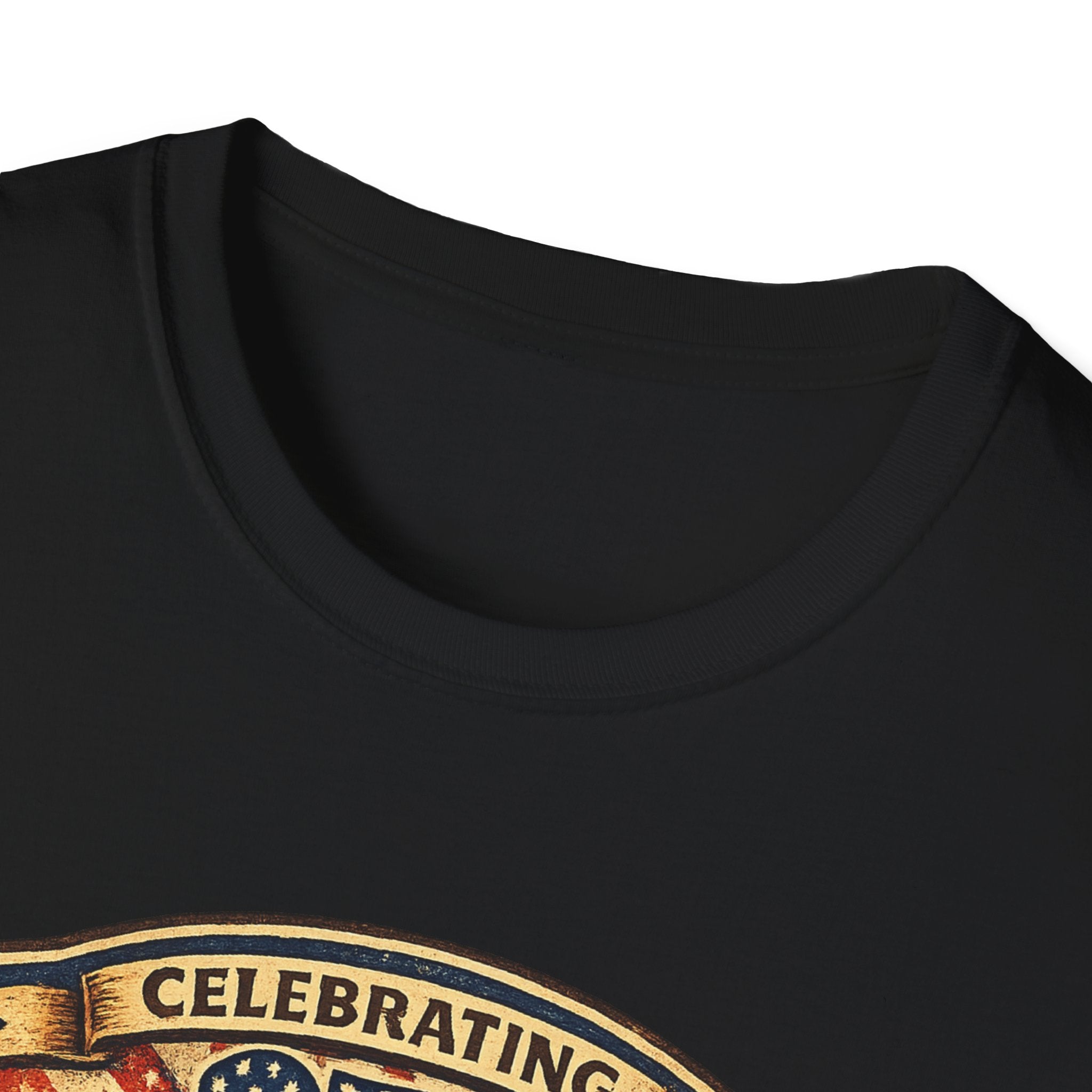 Liberty & Justice And Low Level Panic 250th Anniversary T-Shirt — Vintage Independence Celebration Tee