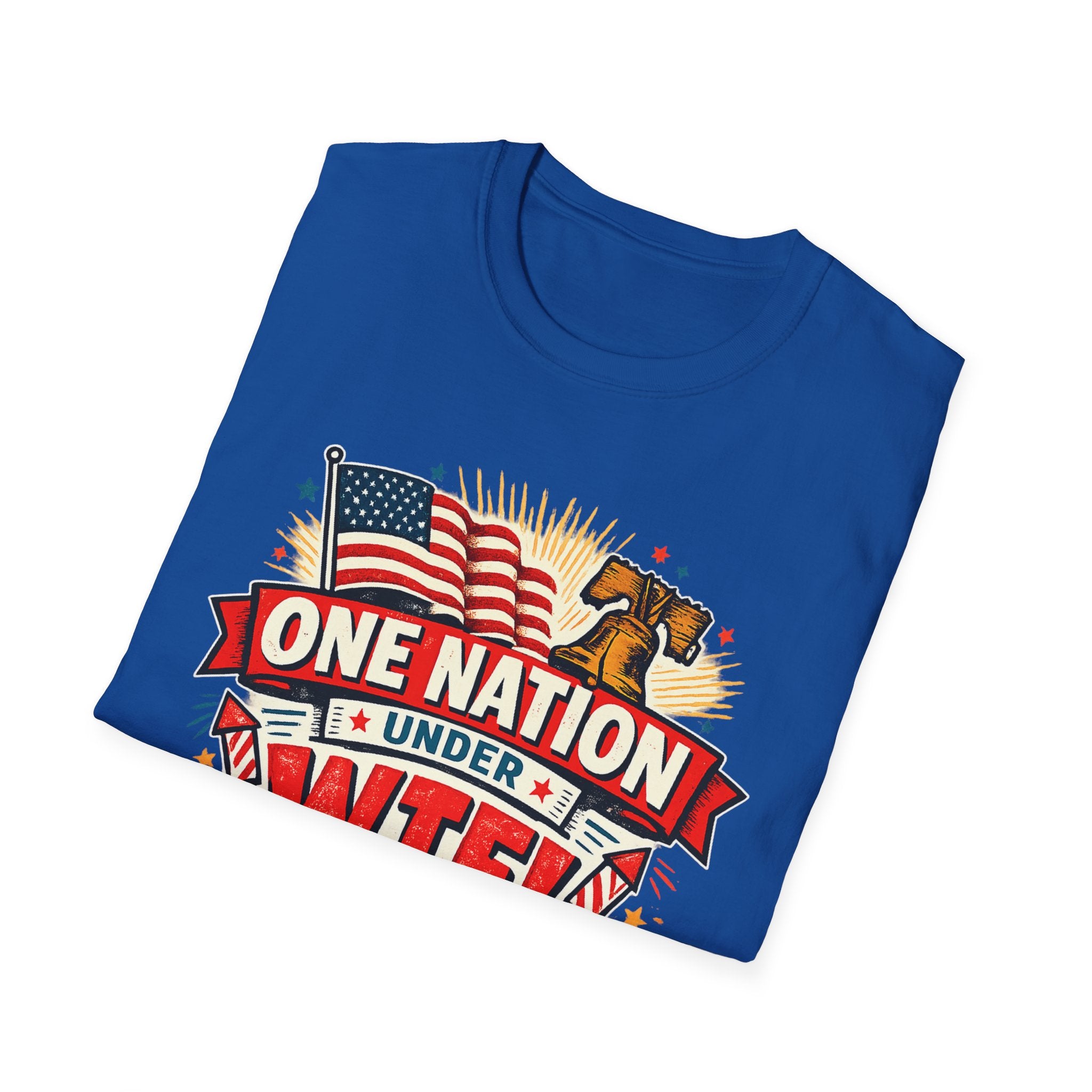 T-Shirt — One Nation Under WTF! Patriotic 250th Anniversary Graphic Tee