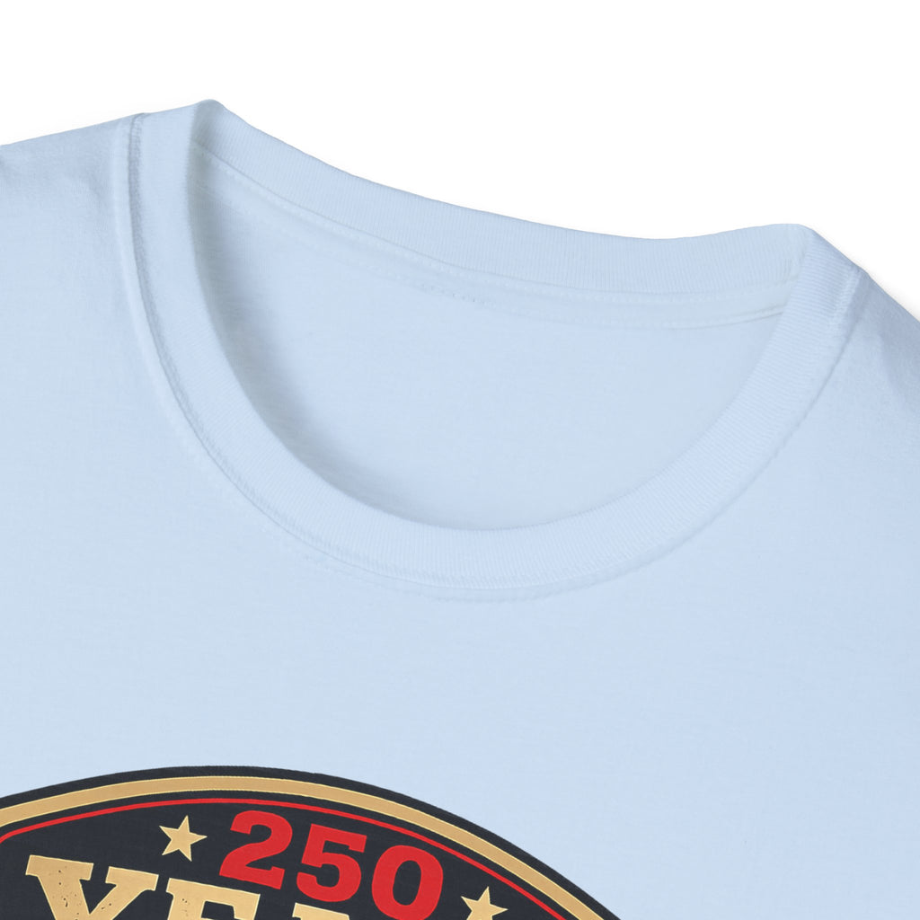 Patriotic Retro Uncle Sam T-Shirt – "250 Years of Progress" Vintage Americana Tee