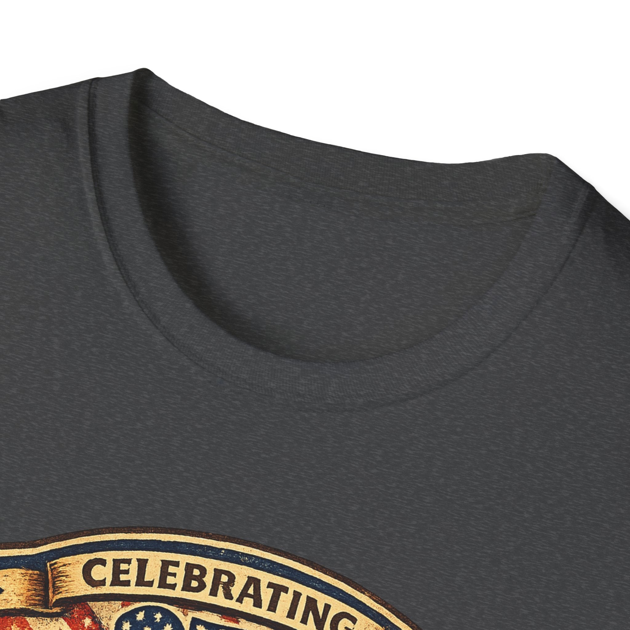 Liberty & Justice And Low Level Panic 250th Anniversary T-Shirt — Vintage Independence Celebration Tee