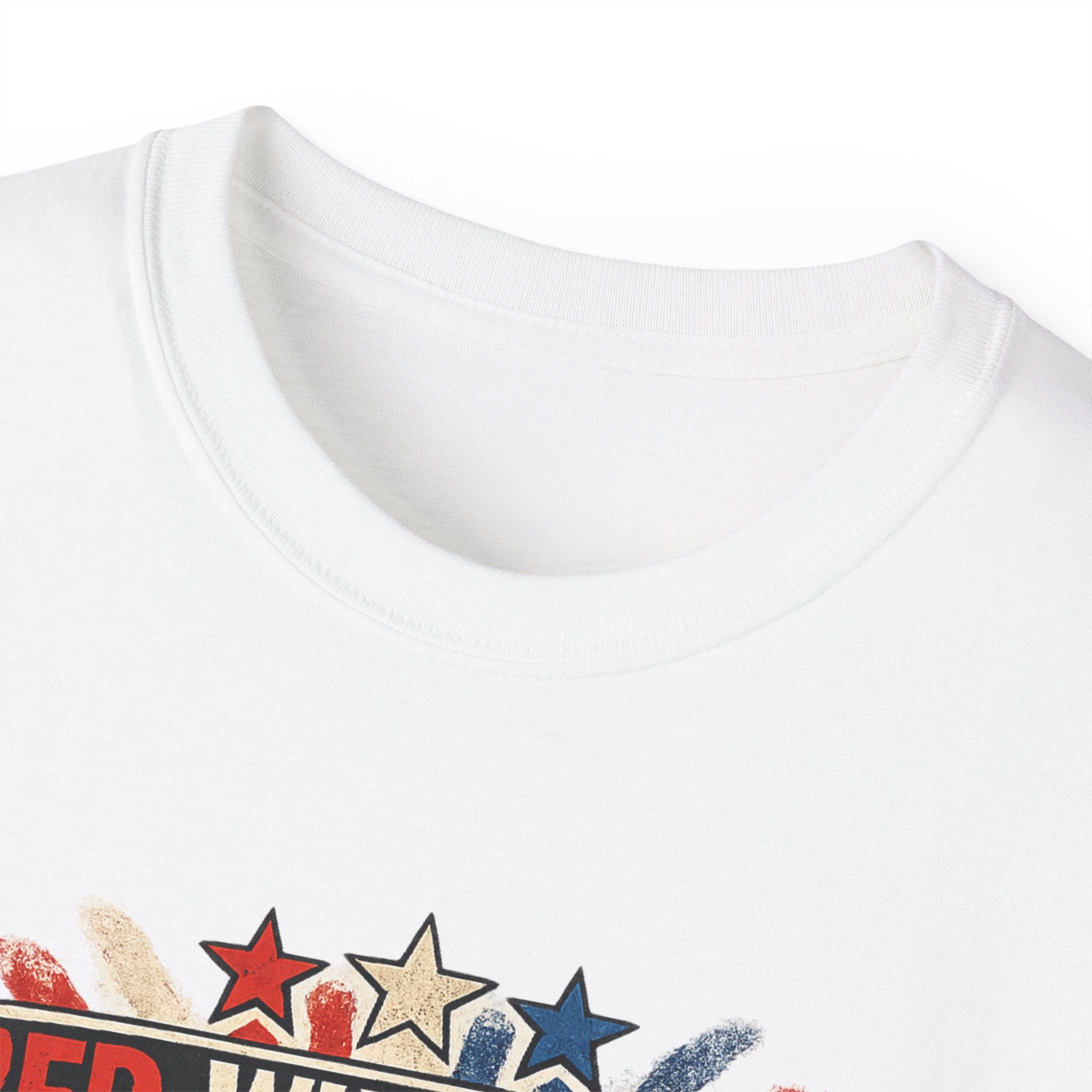 Patriotic 'Red White and Blue Screen of Death' Graphic Tee