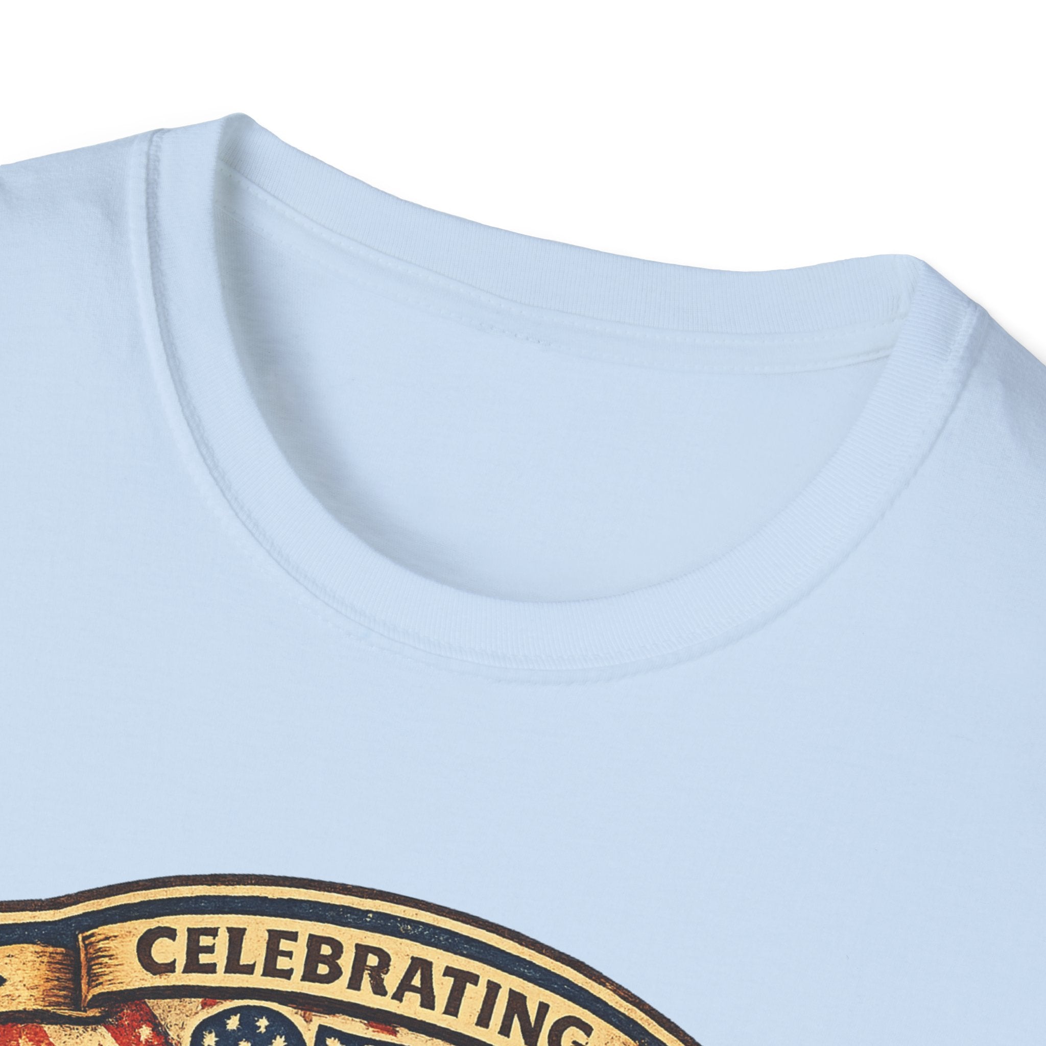 Liberty & Justice And Low Level Panic 250th Anniversary T-Shirt — Vintage Independence Celebration Tee